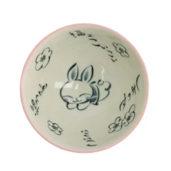Bol à riz Kawaii lapin rose 300ml Tokyo Design