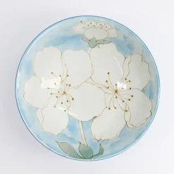 Bol ramen porcelaine 1,1L bleu Sakura Tokyo Design