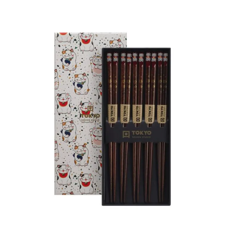Coffret de 5 baguettes Lucky Cat