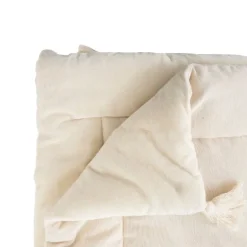 Edredon Velours blanc ivoire150x150