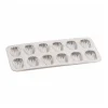 Plaque 12 madeleines en fer blanc Gobel