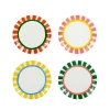 Set de 4 assiettes plates 27cm Dolce Vita Table Passion