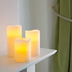Set de 3 bougies LED