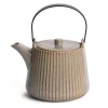 Théière et filtre tiao beige 1L